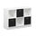 Furinno 99940 Basic 3x2 Bookcase Storage w/Bins, White/Black