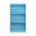 Furinno Basic 3-Tier Bookcase Storage Shelves, Light Blue, 99736LBL