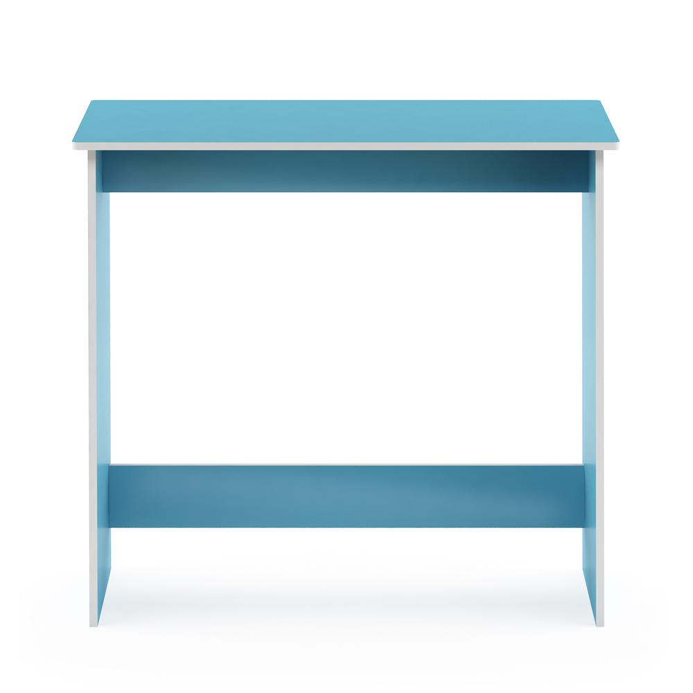 Simplistic Study Table, Light Blue/White - Furinno