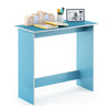 Simplistic Study Table, Light Blue/White - Furinno