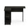 Abbott L-Shape Desk with Bookshelf, Espresso/Black, 17092EX/BK - Furinno
