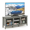 Furinno Jensen TV Stand with Shelves, for TV up to 60 Inch, French Oak Grey