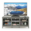 Furinno Jensen TV Stand with Shelves, for TV up to 60 Inch, French Oak Grey