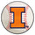 Fanmats - University of Illinois Baseball Mat 27'' diameter