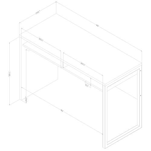 Hourra Desk, Pure White - South Shore Furniture