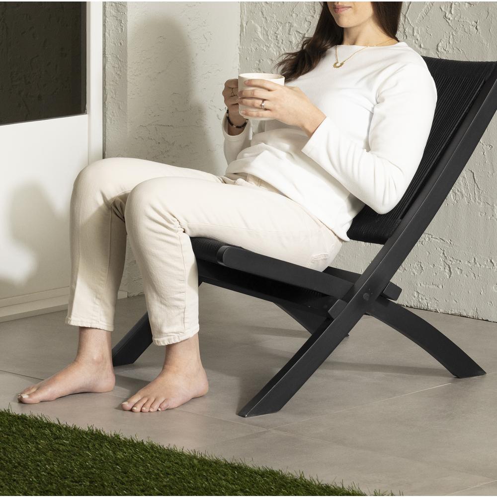 Agave Lounge Chair, Black - South Shore Furniture