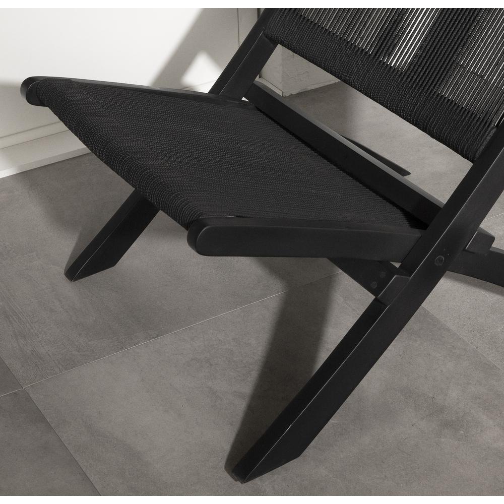 Agave Lounge Chair, Black - South Shore Furniture