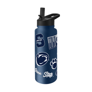 Penn State Nittany Lions Quencher Bottle 34oz Stainless Steel Dreamweave - Logo Brands