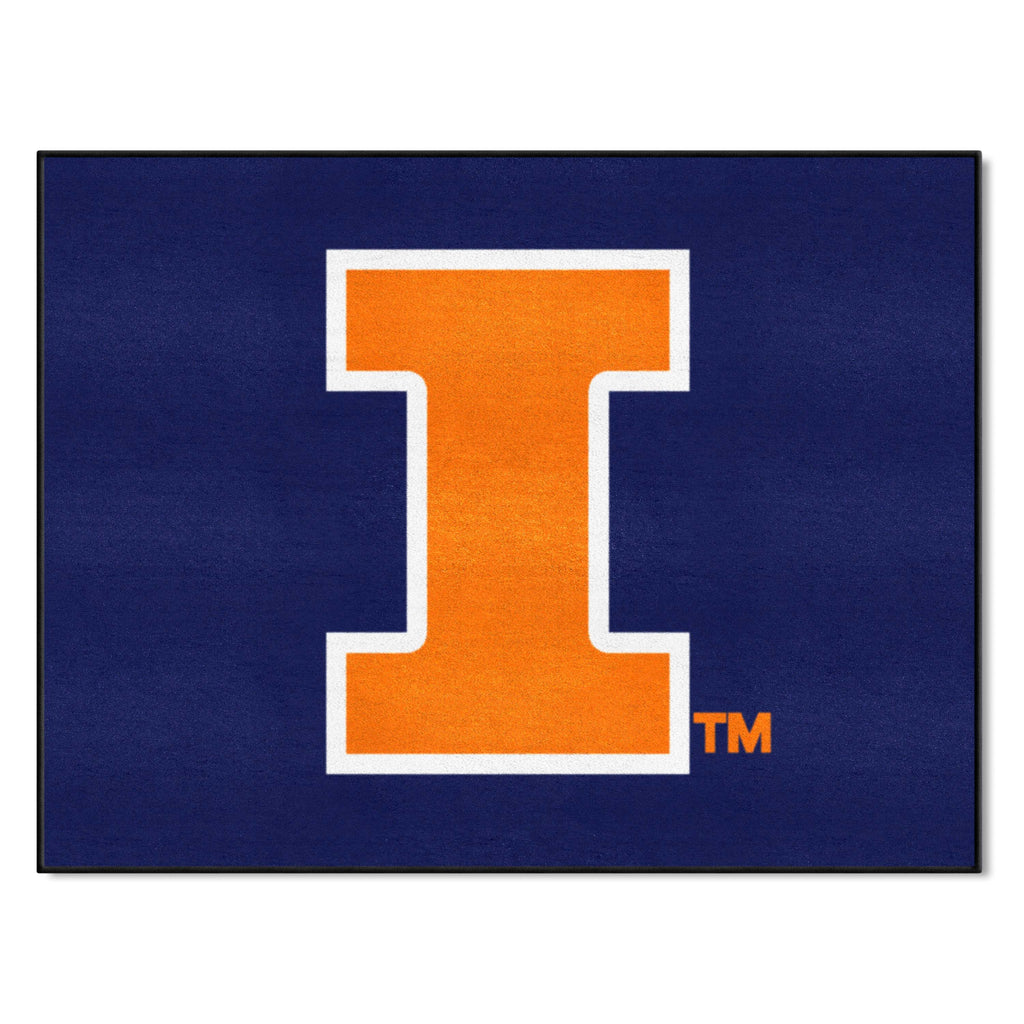 Fanmats - University of Illinois All-Star Mat 33.75''x42.5''