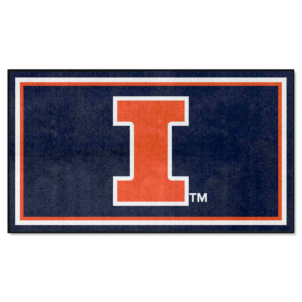 Fanmats - University of Illinois 3x5 Rug 36''x 60''