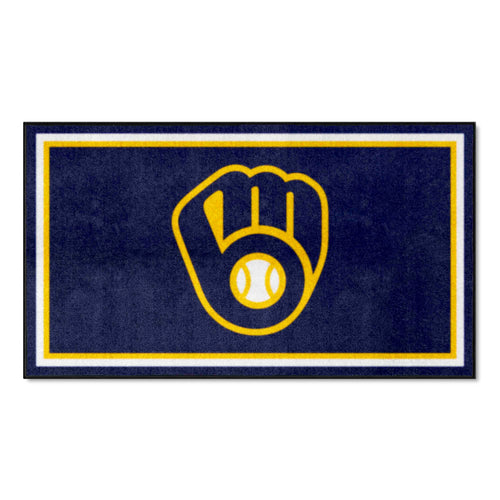Fanmats - MLB - Milwaukee Brewers 3x5 Rug 36''x 60''