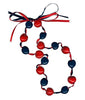 Lucky Kukui Nuts Necklace Navy/Red CO - Innovative Marketing Consultants