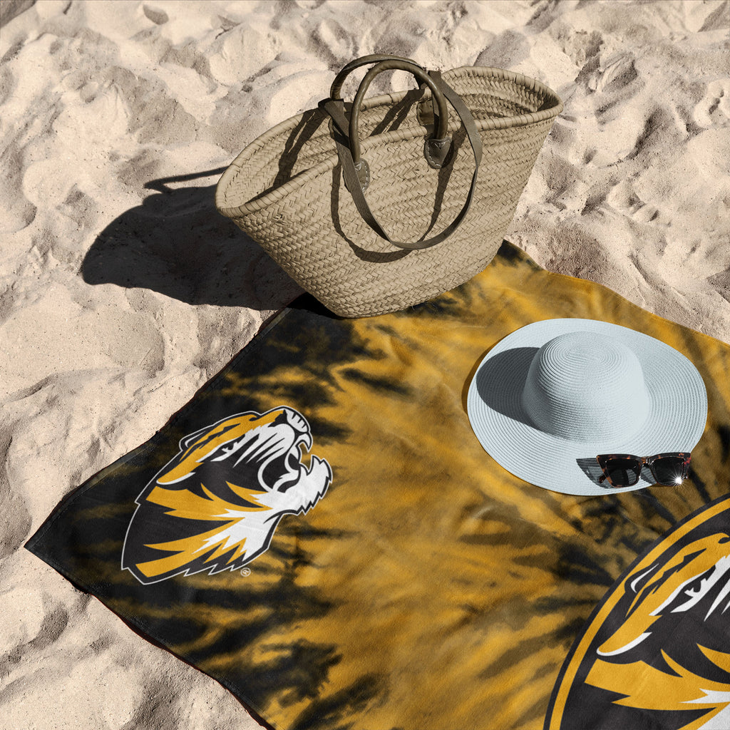 Missouri Tigers NCAA Psychedelic Beach Towel 30 X 60 Inches - Northwest
