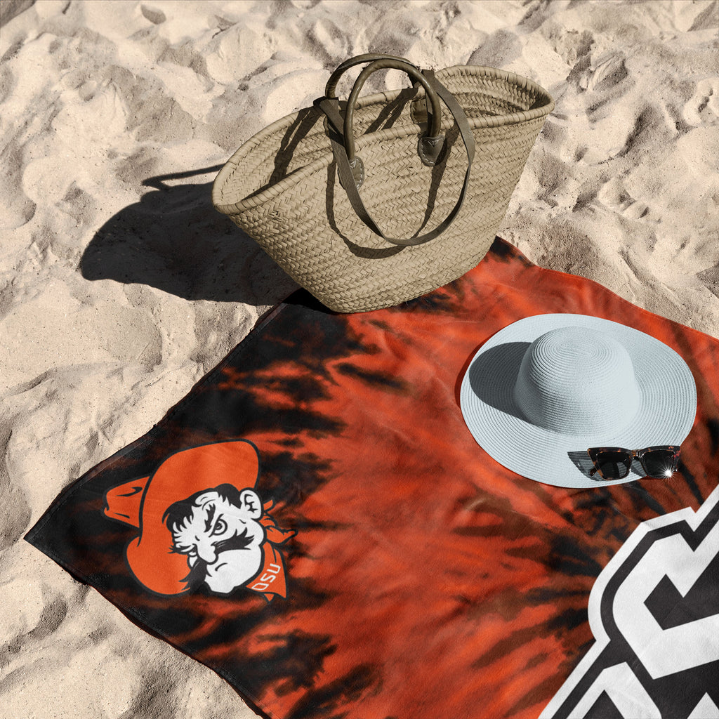 Oklahoma State Cowboys NCAA Psychedelic Beach Towel 30 X 60 Inches - Northwest