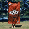 Oklahoma State Cowboys NCAA Psychedelic Beach Towel 30 X 60 Inches - Northwest