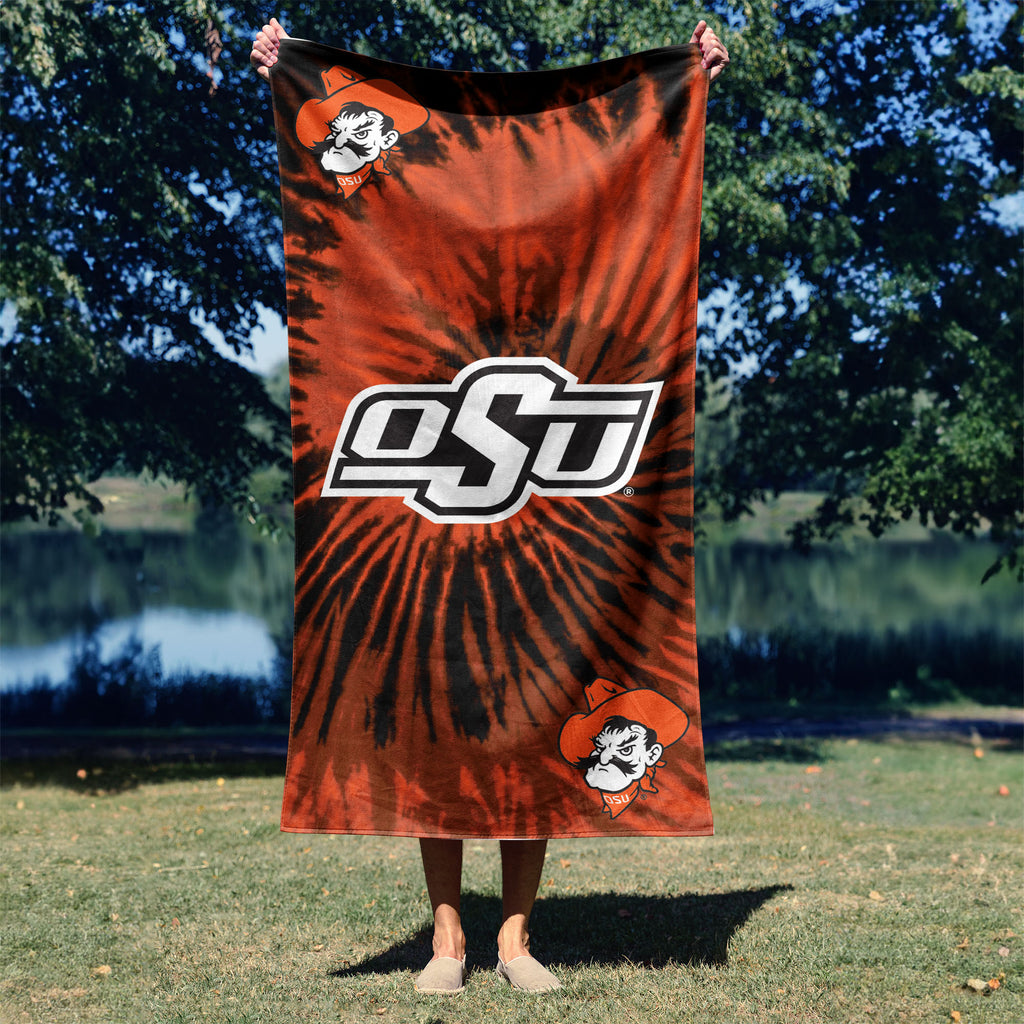 Oklahoma State Cowboys NCAA Psychedelic Beach Towel 30 X 60 Inches - Northwest