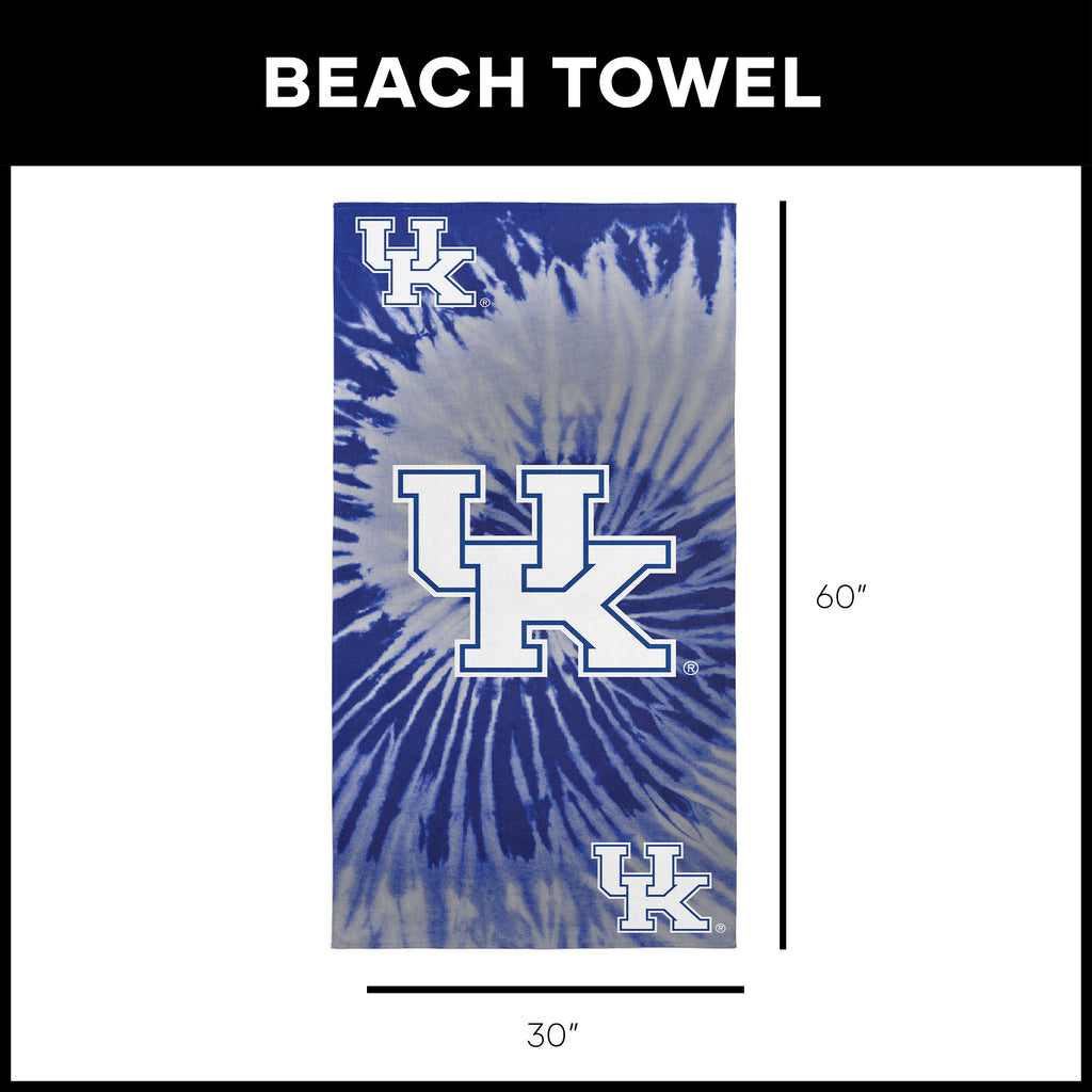 Kentucky Wildcats NCAA Psychedelic Beach Towel 30 X 60 Inches - Northwest