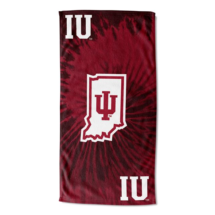 Indiana Hoosiers NCAA Psychedelic Beach Towel 30 X 60 Inches - Northwest