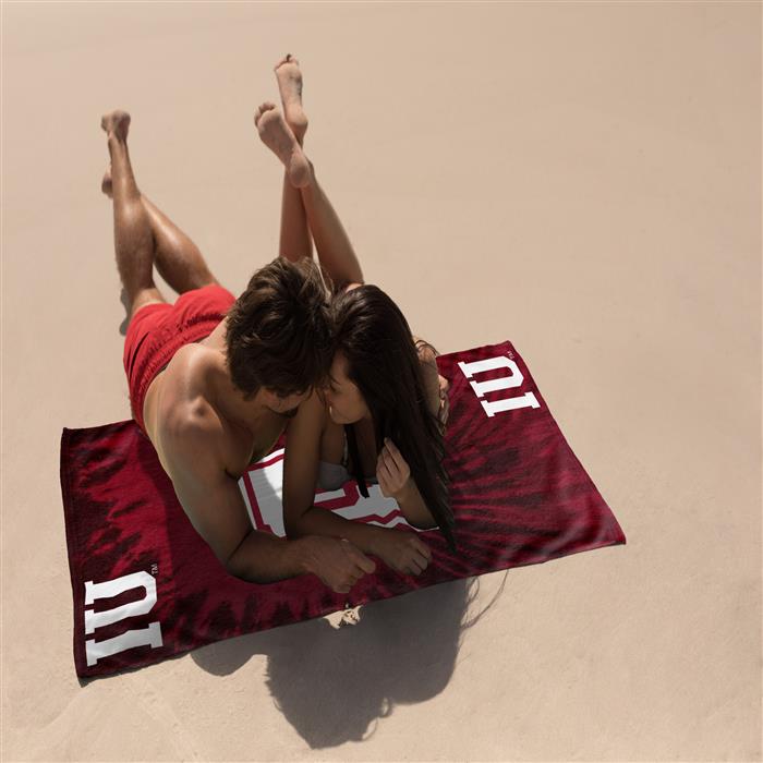 Indiana Hoosiers NCAA Psychedelic Beach Towel 30 X 60 Inches - Northwest