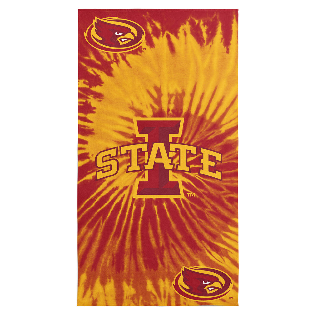 Iowa State Cyclones NCAA Psychedelic Beach Towel 30 X 60 Inches - Northwest