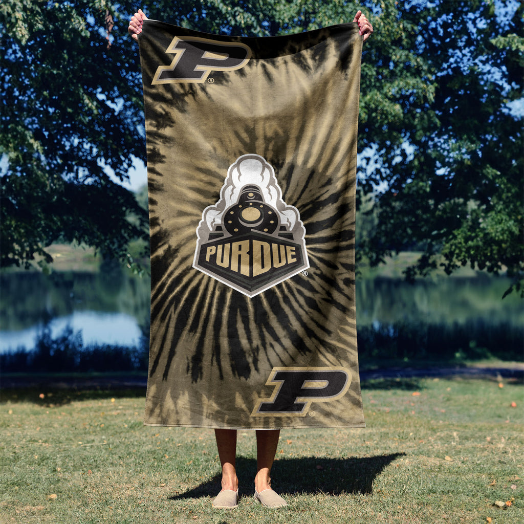 Purdue Boilermakers NCAA Psychedelic Beach Towel 30 X 60 Inches - Northwest