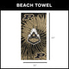 Purdue Boilermakers NCAA Psychedelic Beach Towel 30 X 60 Inches - Northwest