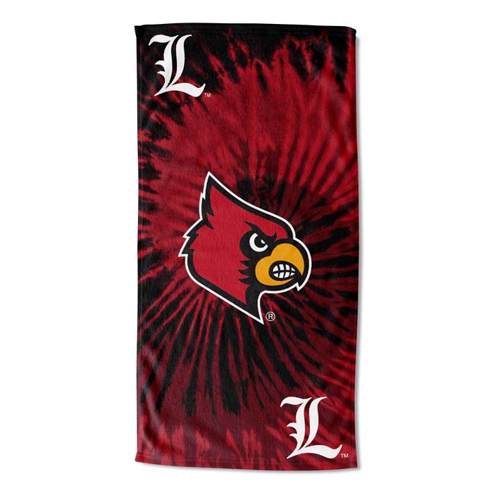 Louisville Cardinals NCAA Psychedelic Beach Towel 30 X 60 Inches - Northwest