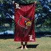 Louisville Cardinals NCAA Psychedelic Beach Towel 30 X 60 Inches - Northwest