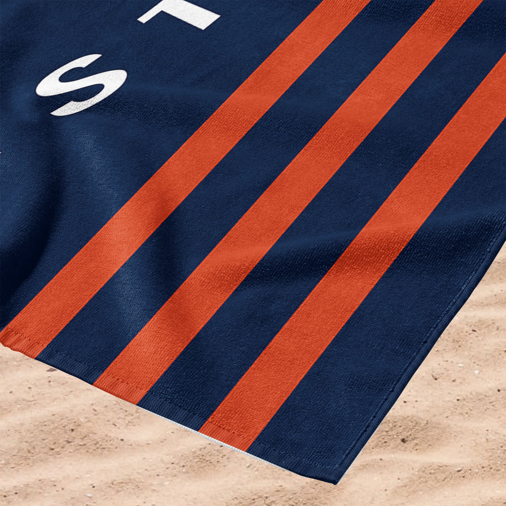 Houston Astros MLB Stripes Beach Towel 30 X 60 Inches - Northwest