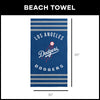 Los Angeles Dodgers MLB Stripes Beach Towel 30 X 60 Inches - Northwest