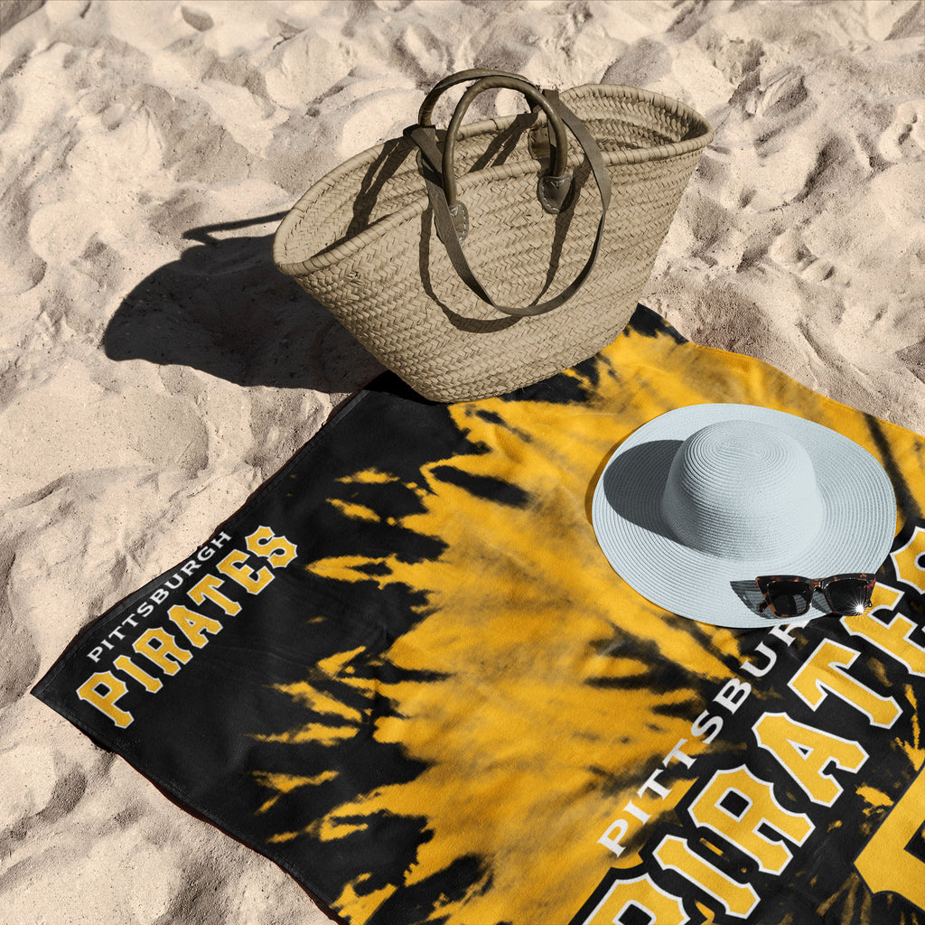 Pittsburgh Pirates MLB Psychedelic Beach Towel 30 X 60 Inches - Northwest