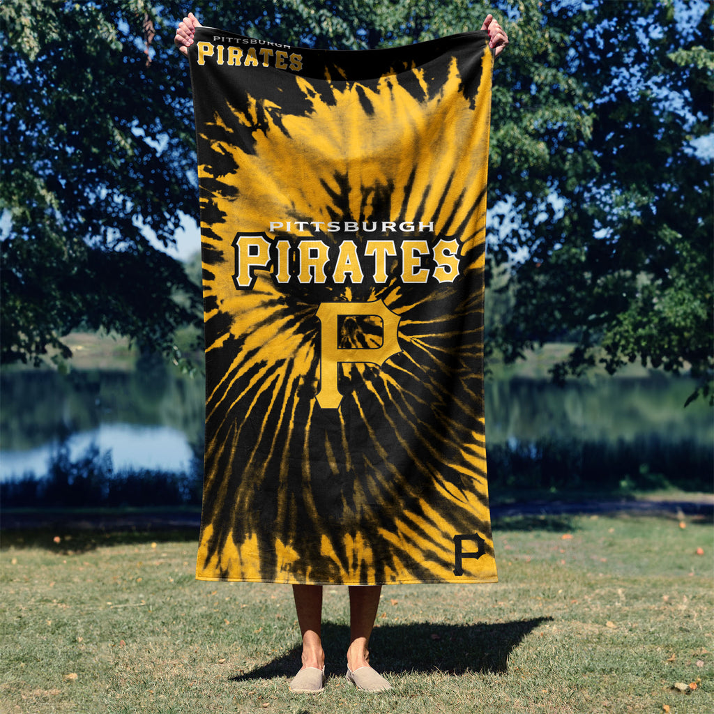 Pittsburgh Pirates MLB Psychedelic Beach Towel 30 X 60 Inches - Northwest
