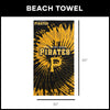 Pittsburgh Pirates MLB Psychedelic Beach Towel 30 X 60 Inches - Northwest