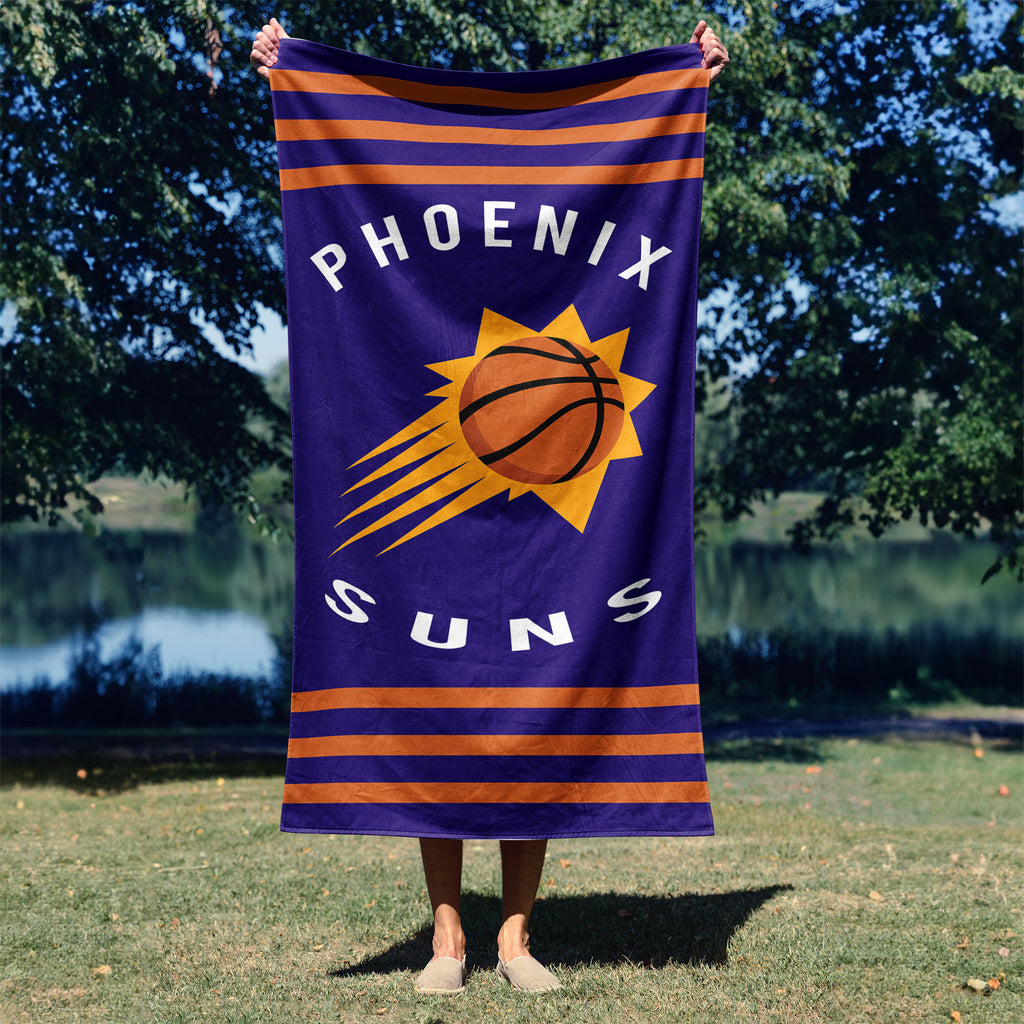Phoenix Suns NBA Stripes Beach Towel 30 X 60 Inches - Northwest