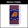 Phoenix Suns NBA Stripes Beach Towel 30 X 60 Inches - Northwest