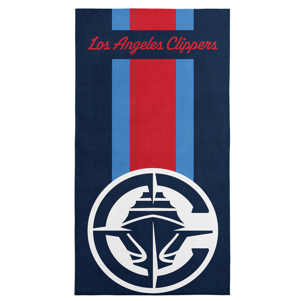 Los Angeles Clippers NBA Zone Read Beach Towel 30 X 60 Inches - Northwest