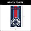 Los Angeles Clippers NBA Zone Read Beach Towel 30 X 60 Inches - Northwest