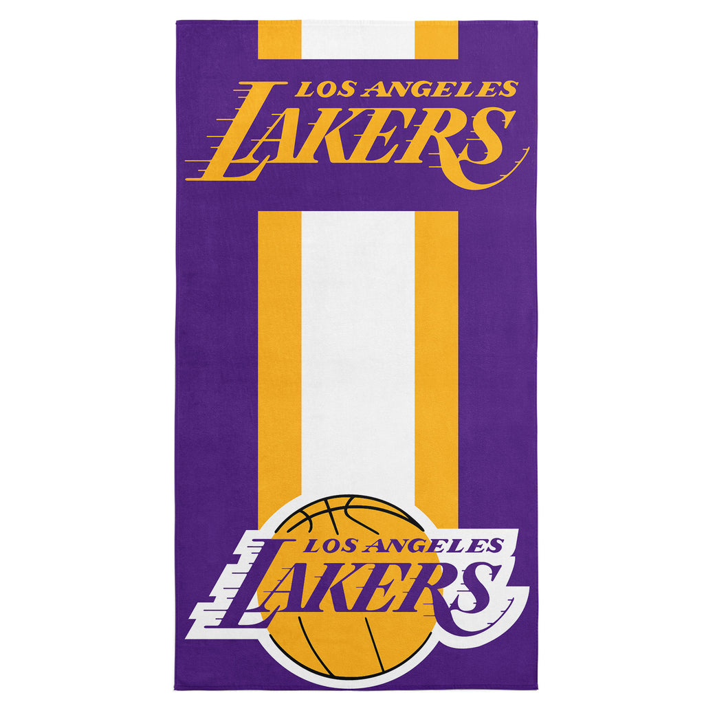 Los Angeles Lakers NBA Zone Read Beach Towel 30 X 60 Inches - Northwest