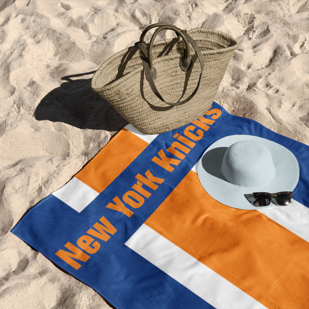New York Knicks NBA Zone Read Beach Towel 30 X 60 Inches - Northwest