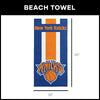New York Knicks NBA Zone Read Beach Towel 30 X 60 Inches - Northwest