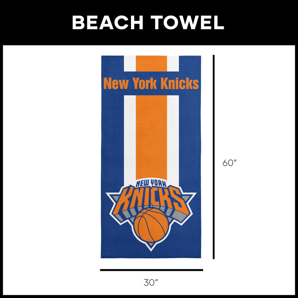 New York Knicks NBA Zone Read Beach Towel 30 X 60 Inches - Northwest