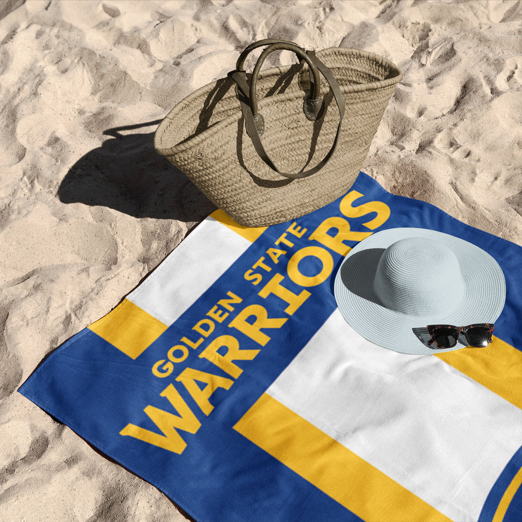 Golden State Warriors NBA Zone Read Beach Towel 30 X 60 Inches - Northwest