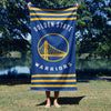 Golden State Warriors NBA Stripes Beach Towel 30 X 60 Inches - Northwest
