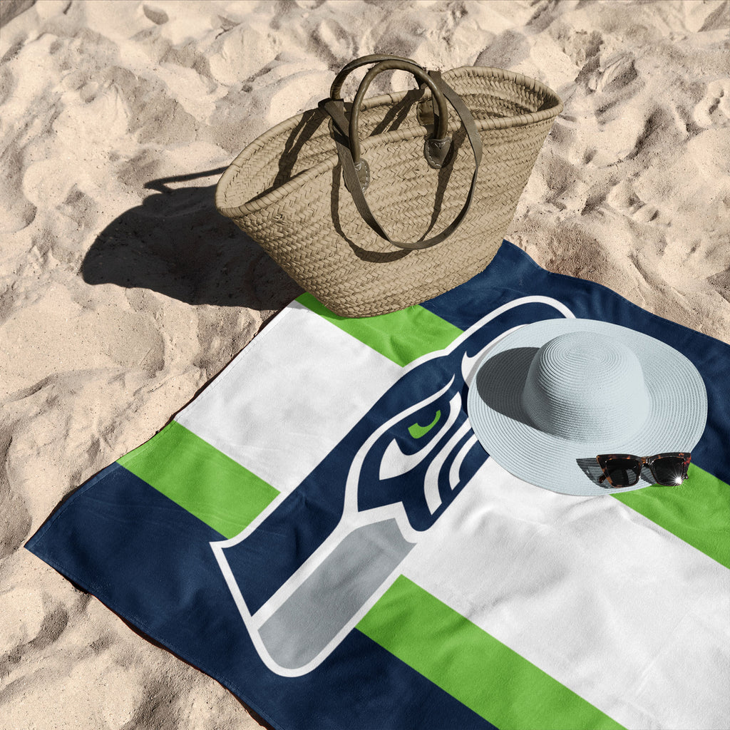 Seattle Seahawks NFL Zone Read Beach Towel 30 X 60 Inches - Northwest