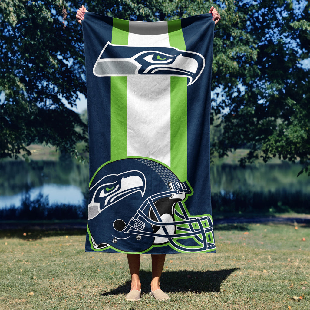 Seattle Seahawks NFL Zone Read Beach Towel 30 X 60 Inches - Northwest