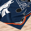 Denver Broncos NFL Zone Read Beach Towel 30 X 60 Inches - Northwest