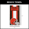 Cleveland Browns NFL Zone Read Beach Towel 30 X 60 Inches - Northwest