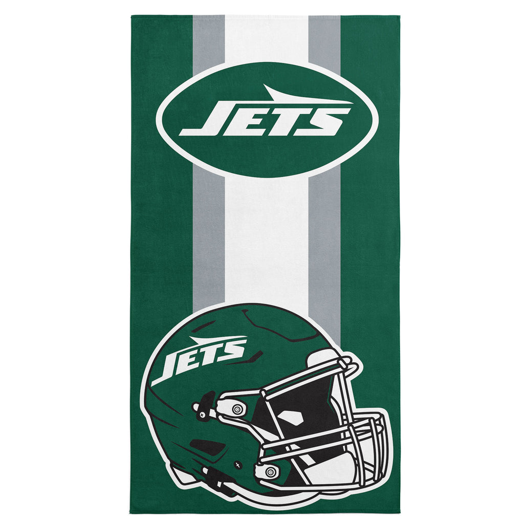 New York Jets NFL Zone Read Beach Towel 30 X 60 Inches - Northwest