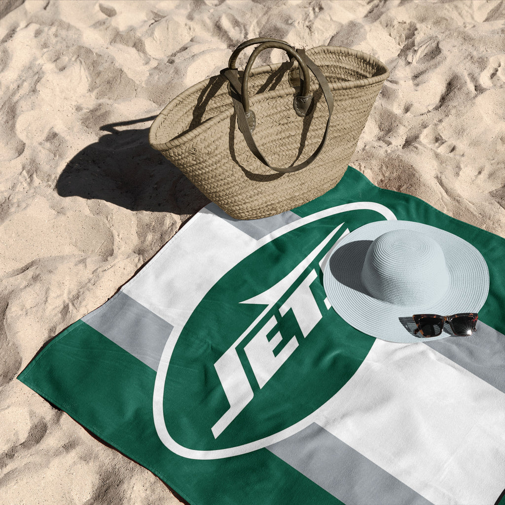 New York Jets NFL Zone Read Beach Towel 30 X 60 Inches - Northwest