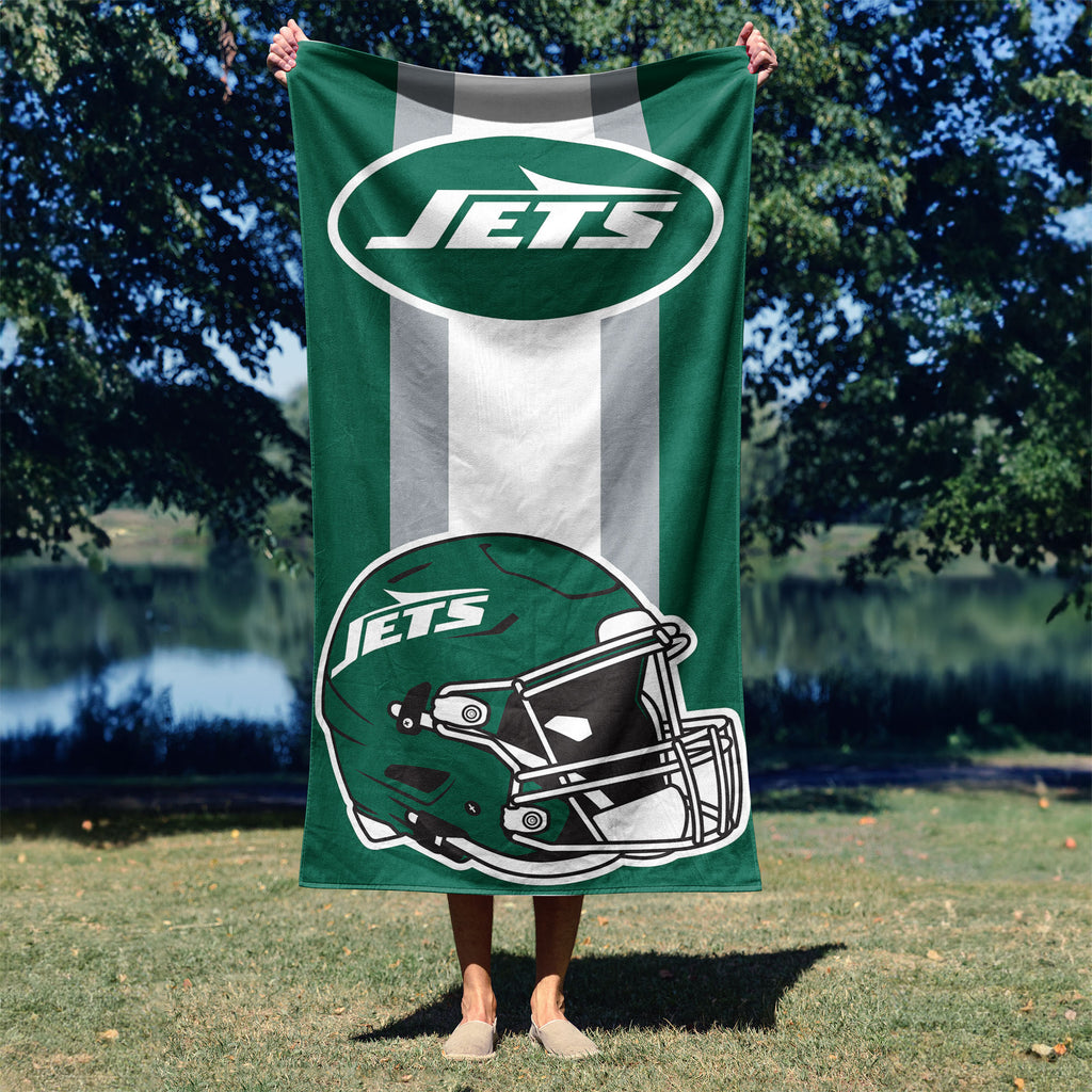 New York Jets NFL Zone Read Beach Towel 30 X 60 Inches - Northwest